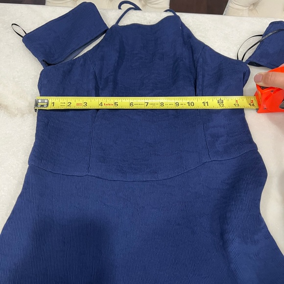 PS the Label Navy Dress with Halter tie up - Picture 7 of 9